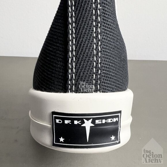 Rick Owens x Converse DRKSHDW Turbodrk Chuck 70 High 'Black' OG 172344C - Picture 7 of 13